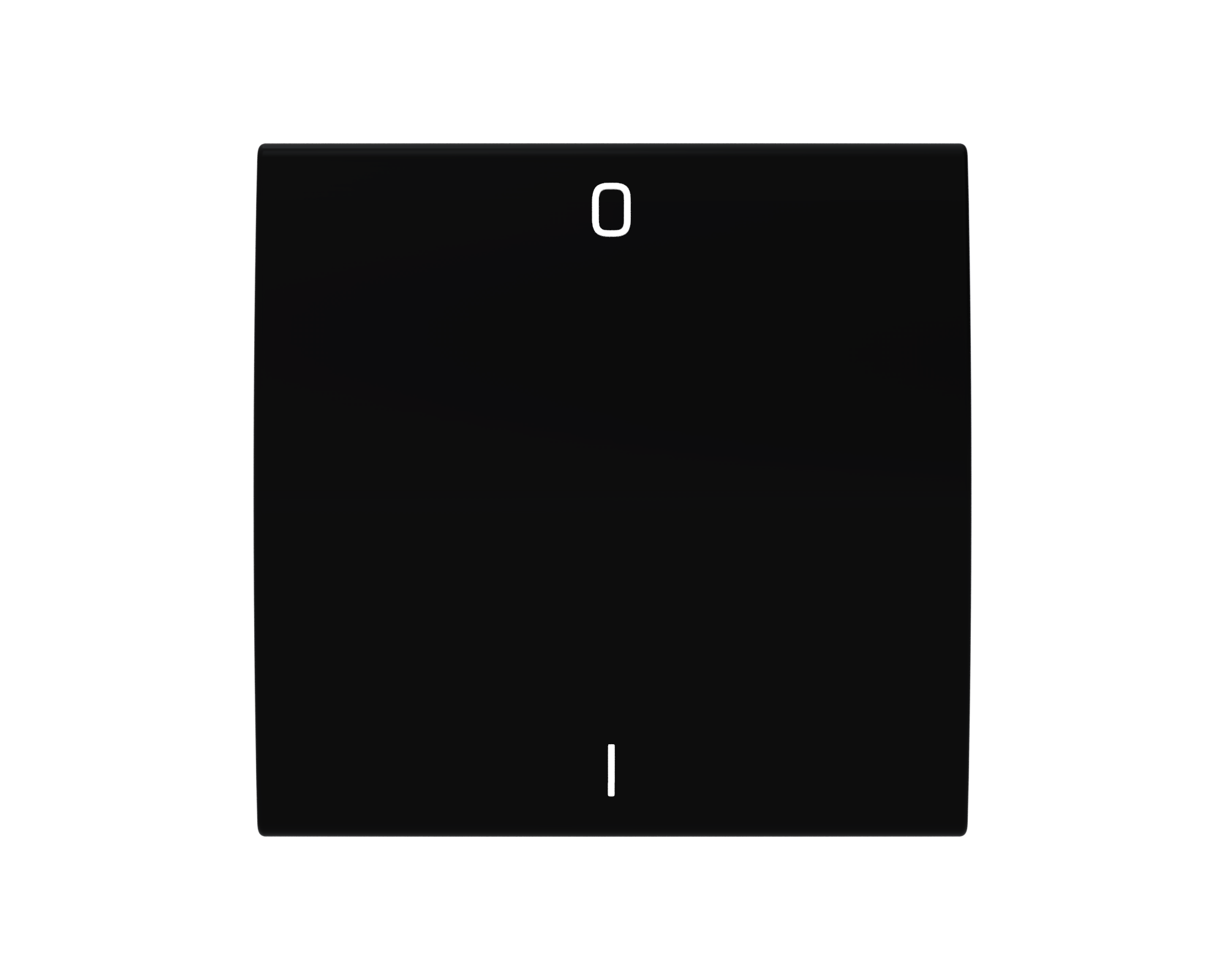 Rüthen Flächenwippe mit Symbol 0 + I schwarz