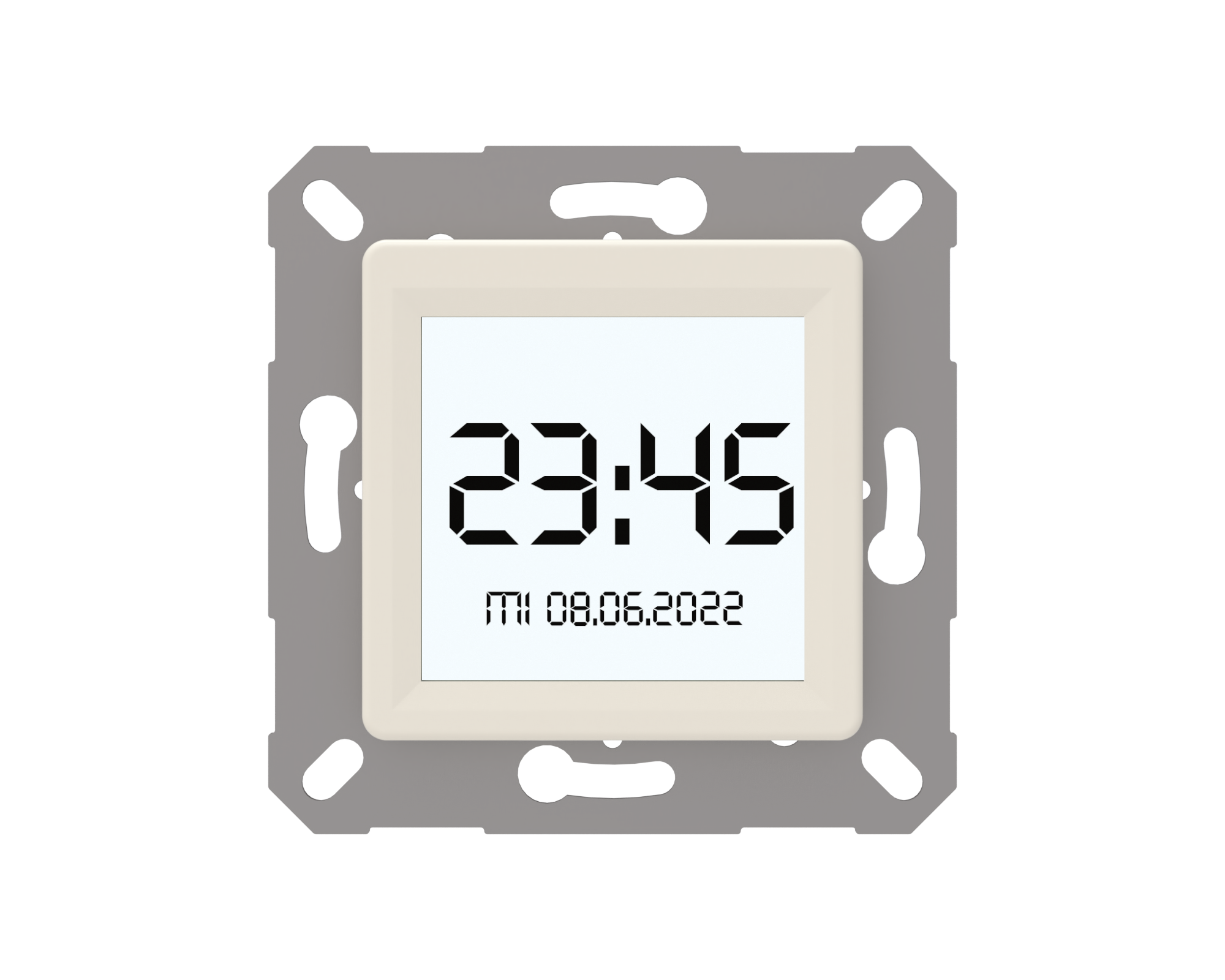 Jalousiesteuerung Prestomatic XL weiß, 50 x 50 mm, inkl. Abdeckung