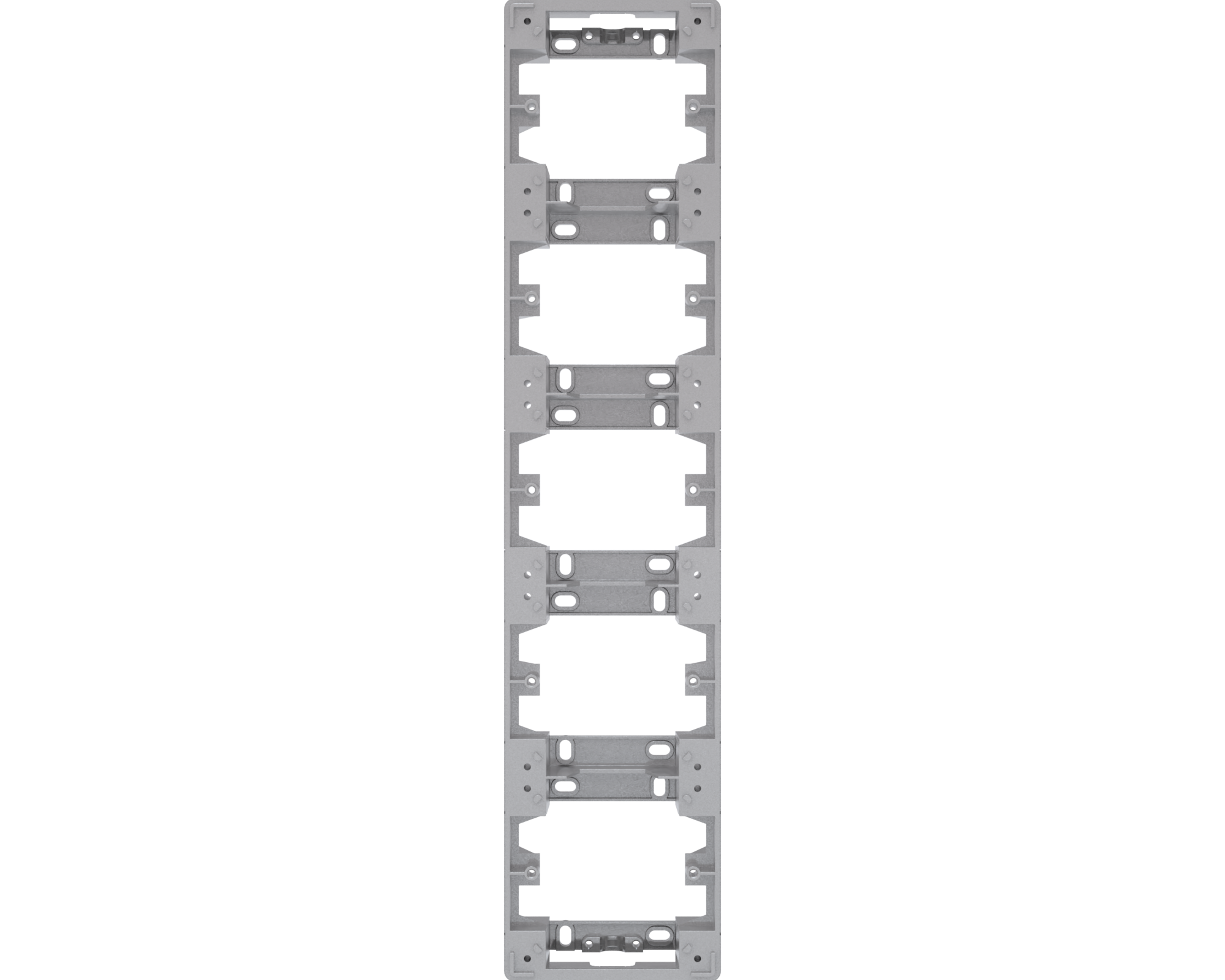 Rüthen Aufputzgehäuse 5-fach silber