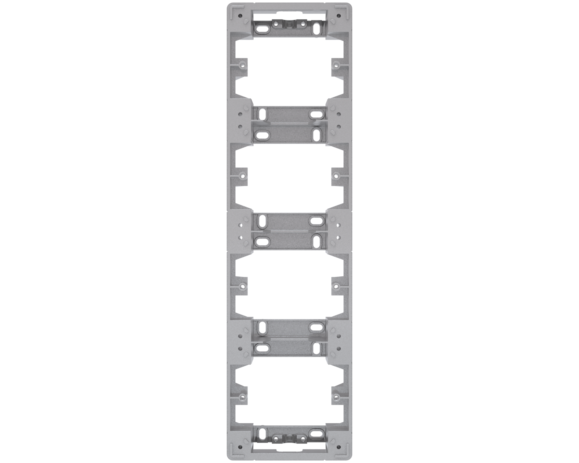 Rüthen Aufputzgehäuse 4-fach silber